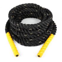 Capital Sports Klarfit Monster Rope, 9m, 3,8cm, nylon, lano, trojúderové,žl