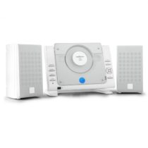 OneConcept Vertical 70, stereo systém, CD, USB, MP3, AUX, biely