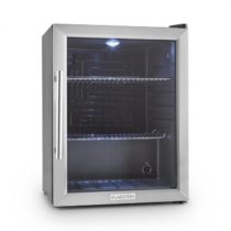 Klarstein Beersafe XL, chladnička s objemom 65 litrov, energet. trieda B, sklenené dvere, nerezová o...