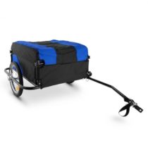 DURAMAXX Mountee závesný vozík na bicykel, 130l, čierno-modrý, oceľový rám