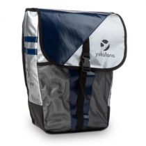 Yukatana Yuka, taška na batožinový nosič, metalická/modrá, nepremokavá, 14 litrov