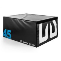 Capital Sports Rookso Soft Jump Box, plyobox, čierny, 45 cm
