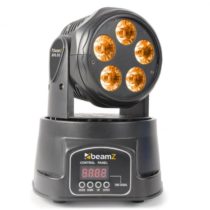 Beamz MHL90 Mini, otočná hlava, LED svetelný efekt, 5 x 18 W, RGBAW-UV, 6 v 1
