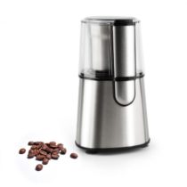 Klarstein Speedpresso, strieborný, mlynček na kávu, 200 W, 65 g, trieštivý mlecí mechanizmus, ušľach...