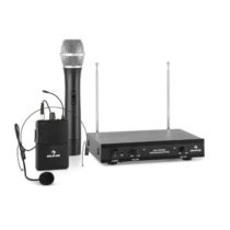 Auna VHF-2-HS, 2-kanálová VHF mikrofónová sada 1 x headset 1 x ručný mikrofón 50m