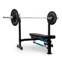 Capital Sports Benchex posilňovacia lavička, šikmá a plochá lavička, zaťažiteľnosť do 250 kg, modrá ...
