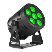 Beamz Professional BBP66, Uplight PAR, LED reflektor, 6 W, 4 v 1 RGBW LED diódy, čierny