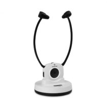 Auna Stereoskop, bezdrôtové slúchadlá so stetoskopickou konštrukciou, do uší, 20 m, 2,4 GHz, TV/HiFi...