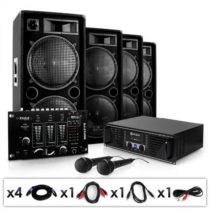 Electronic-Star Set &quot;Bass brigáda USB&quot; Set, zesilovač, repro, mixpult, 4000W