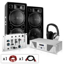 Electronic-Star DJ PA set &quot;N.Y. Fireblade&quot; zosilňovač, reproduktory, mixážny