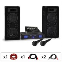 Electronic-Star DJ set DJ-25M, zosilňovač, reproduktory, mixpult, 1600 W