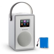 Numan Mini Two Design internetové rádio WiFi DLNA bluetooth FM sivá vrátane nabíjacej batérie