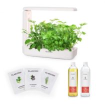 Klarstein GrowIt Cuisine Starter Kit Asia, 10 priesad, 25 W LED, 2 l, Asia Seeds, živný roztok