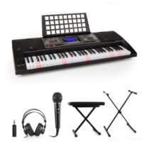 SCHUBERT Etude 450, nácvičný elektronický klavír, slúchadlá, mikrofón, stojan, stolička, adaptér